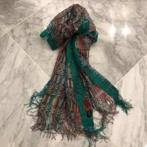 Multi color Missoni foulard scarf
